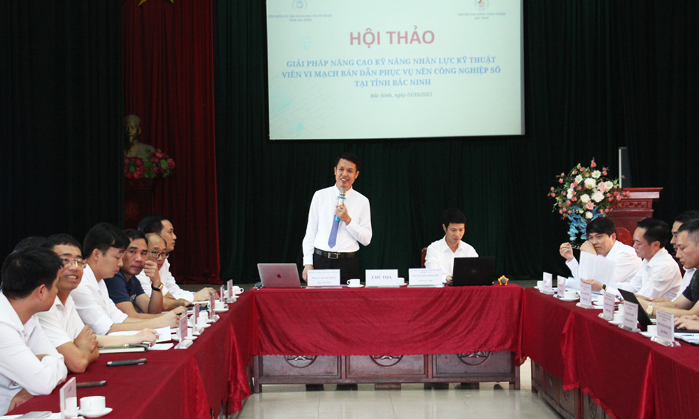  Nâng cao kỹ năng nhân lực kỹ thuật viên vi mạch bán dẫn phục vụ nền công nghiệp số